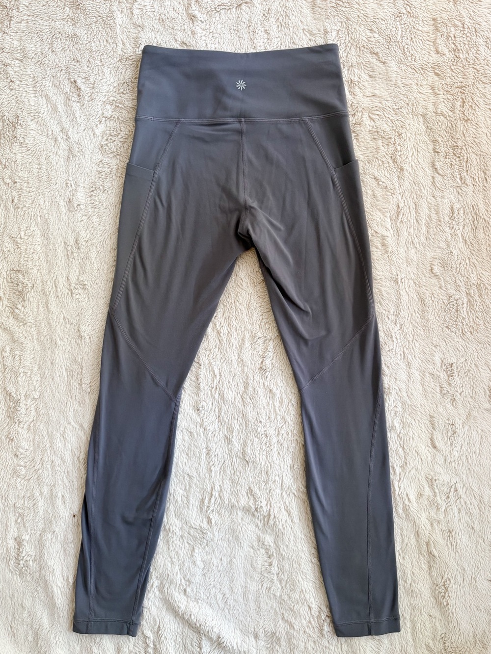 Athleta Salutation Stash Pocket High Rise Leggings Gray XS - Picture 6 of 6
